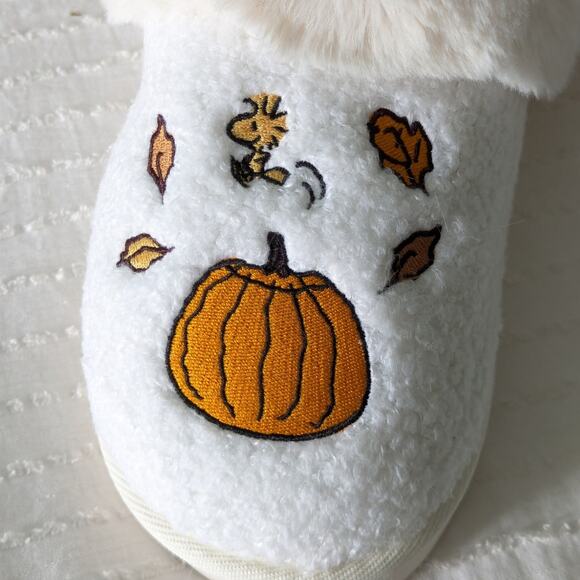 2024 American Eagle Peanuts Snoopy Woodstock Fall Slippers size 8 - Picture 3 of 6